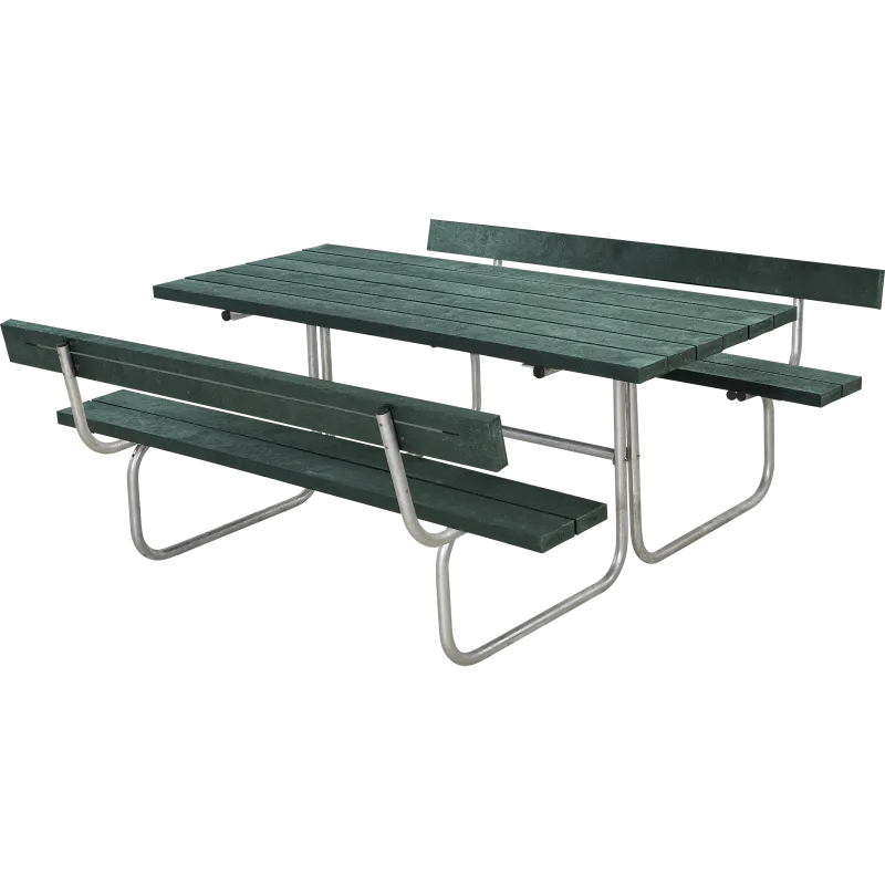 Plus Classic Bord Bænkesæt Ryglæn 177 Cm Retex Grøn 185872-31