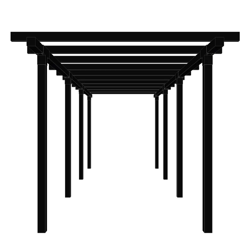 Plus Dobbelt Pergola Moduler 664x238x226 179093-15