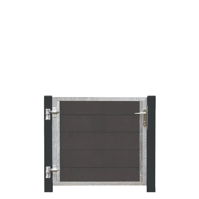 Plus Futura Kompositlåge Vi 99ã 91 Cm Cm 16 Cm Gråsorte Stålstolper 17567-21