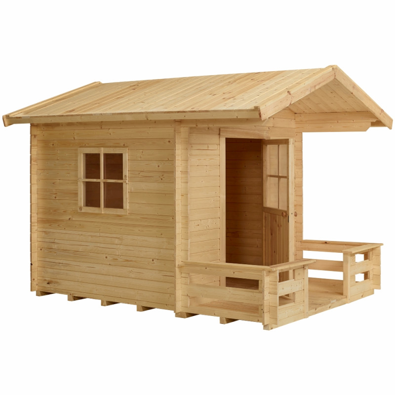 Plus Legehus 182ã 161 Cm 72 Cm Terrasse Ubehandlet Inkl Tagpap 167440-