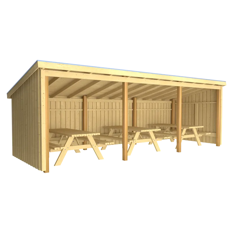 Plus Nordic Madpakkehus 14 Mâ     Moduler   Inkl  Tagpap Og Alulister 1685945-