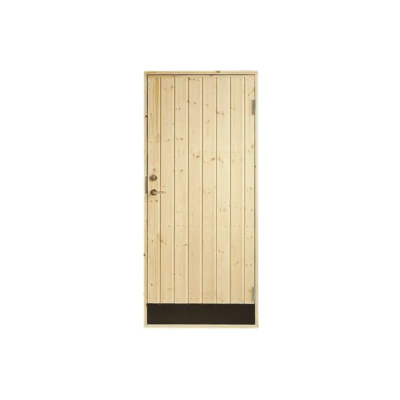 Plus Udhusdør  Panel  Inkl  Karm  Højre