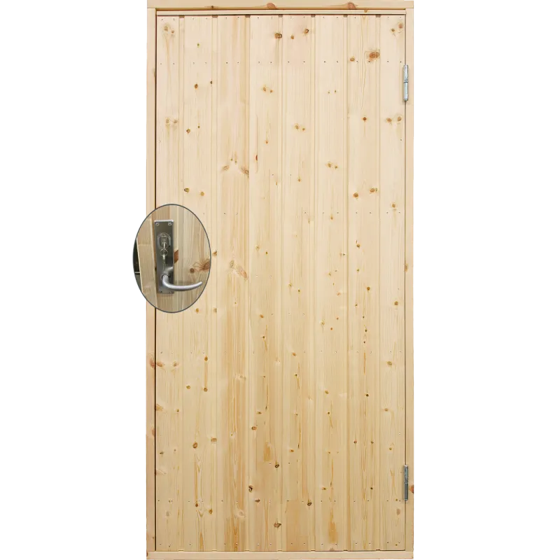 Plus Udhusdør Std  Panel Inkl  Karm Montagesæt Hu 88     197   Cm 393510-