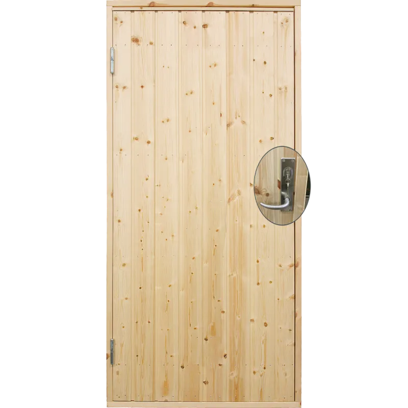 Plus Udhusdør Std  Panel Inkl  Karm Montagesæt Vu 88     197   Cm 393500-