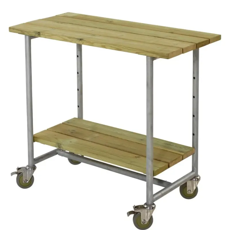 Plus Urban Picnic Grillbord     Hylde Og Hjul Trykimprægneret 179540-