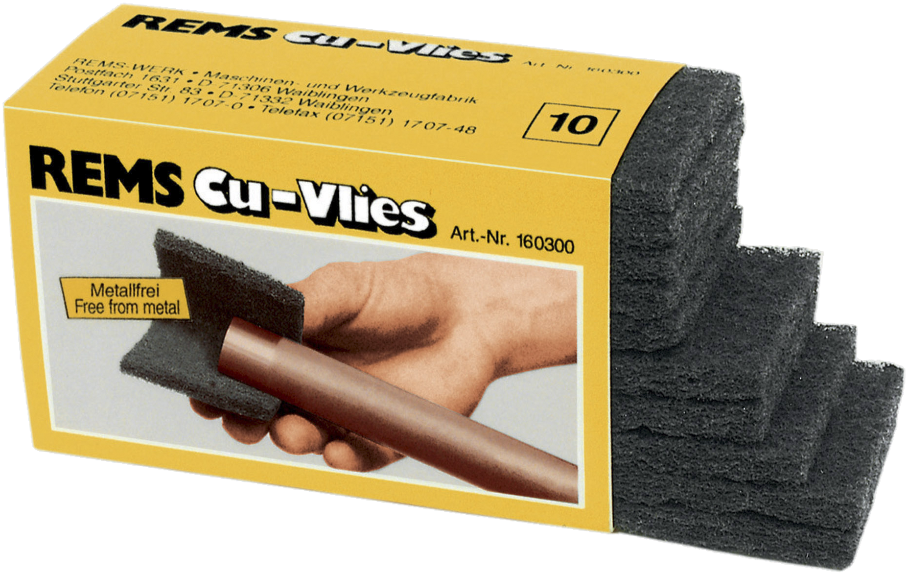 Rems Vliesrensemåtte Cu 10 Stk
