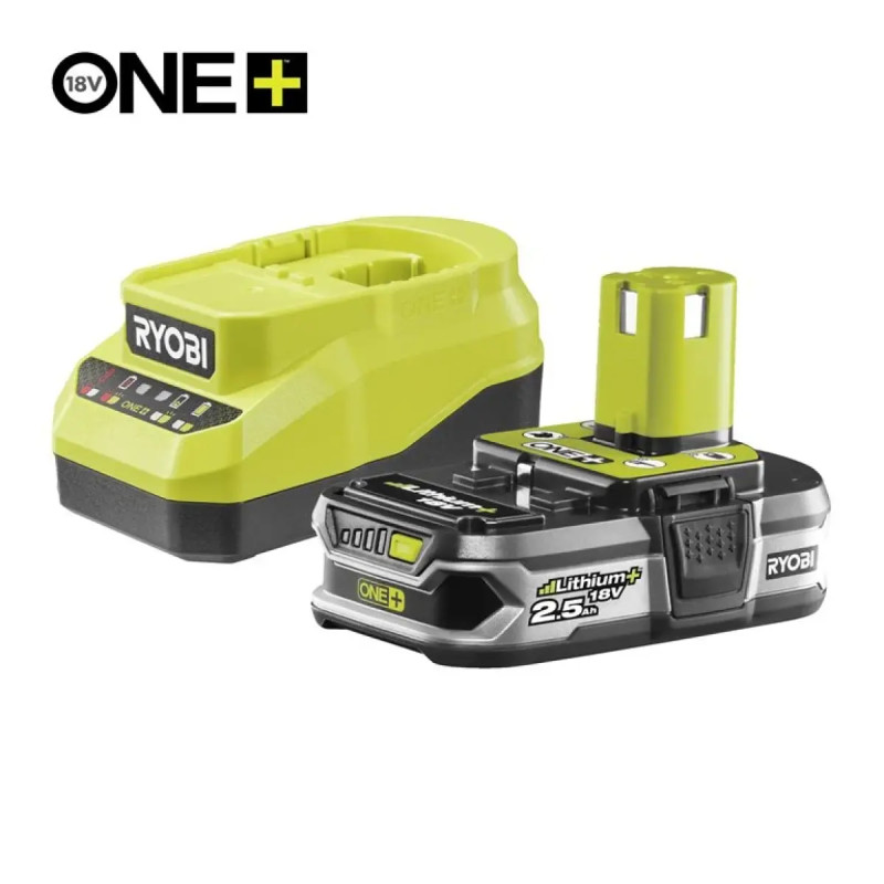 Ryobi 18v Lithium  Batteri Og Lader          Ah  Rc18120a-125
