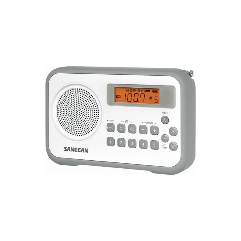 Sangean Prd18  Hvid Fm Am Stereo Digital Radio