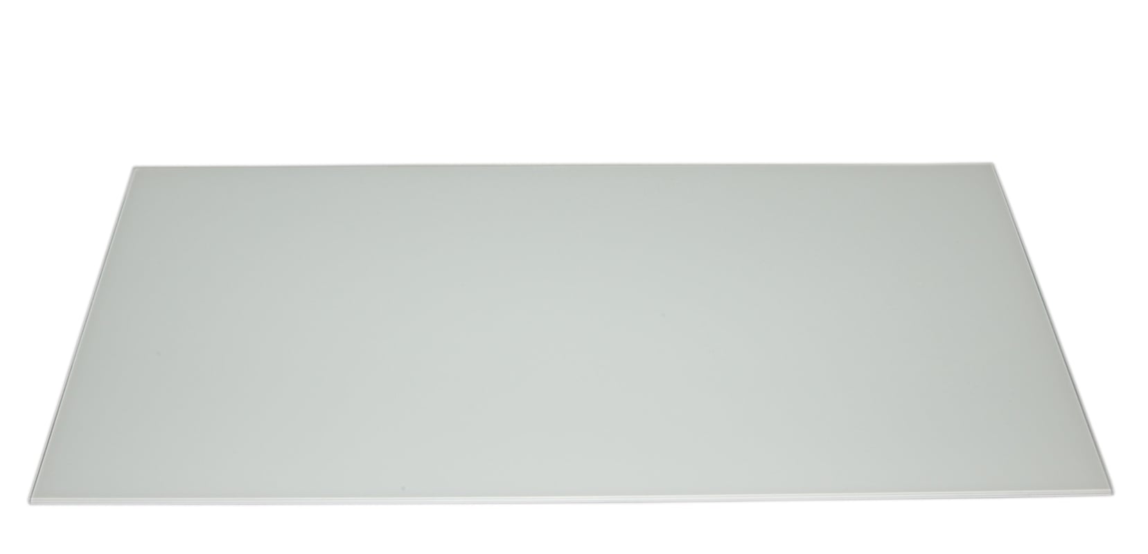 Stænkplade Hvid Frostet Hærdet Glas 600x300 Mm