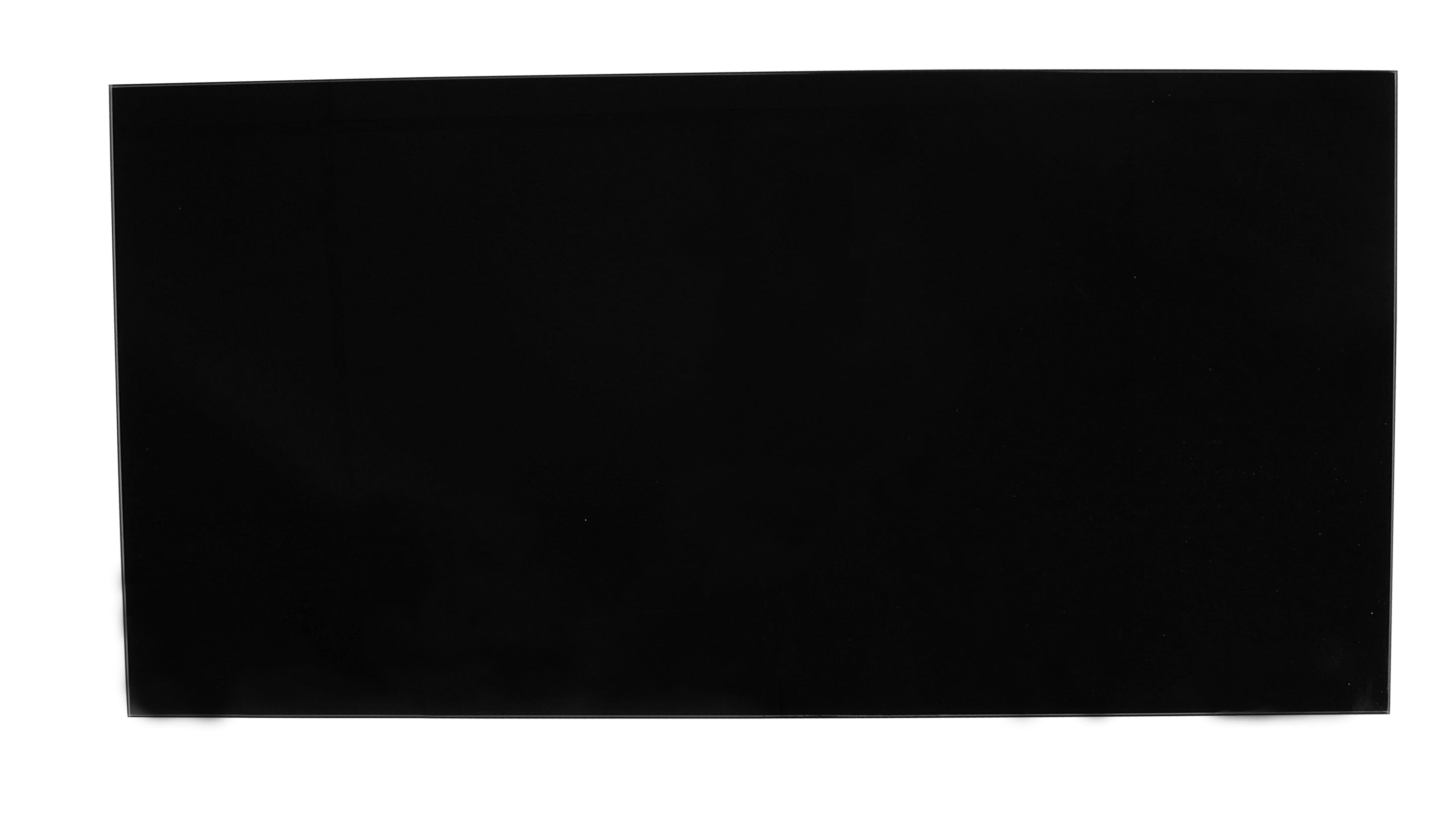 Stænkplade Sort Glas 60x30 Cm