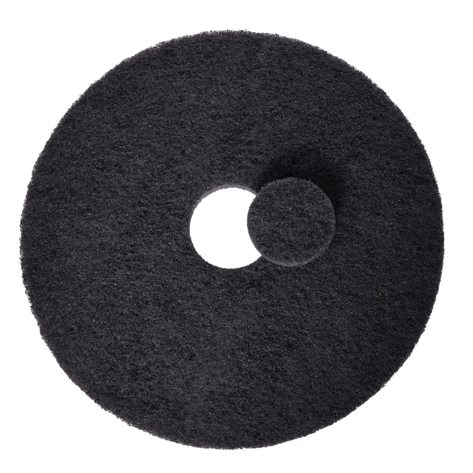 Stk Rengørings- Og Polerpads 457mm 18 Quot Tyk Sort