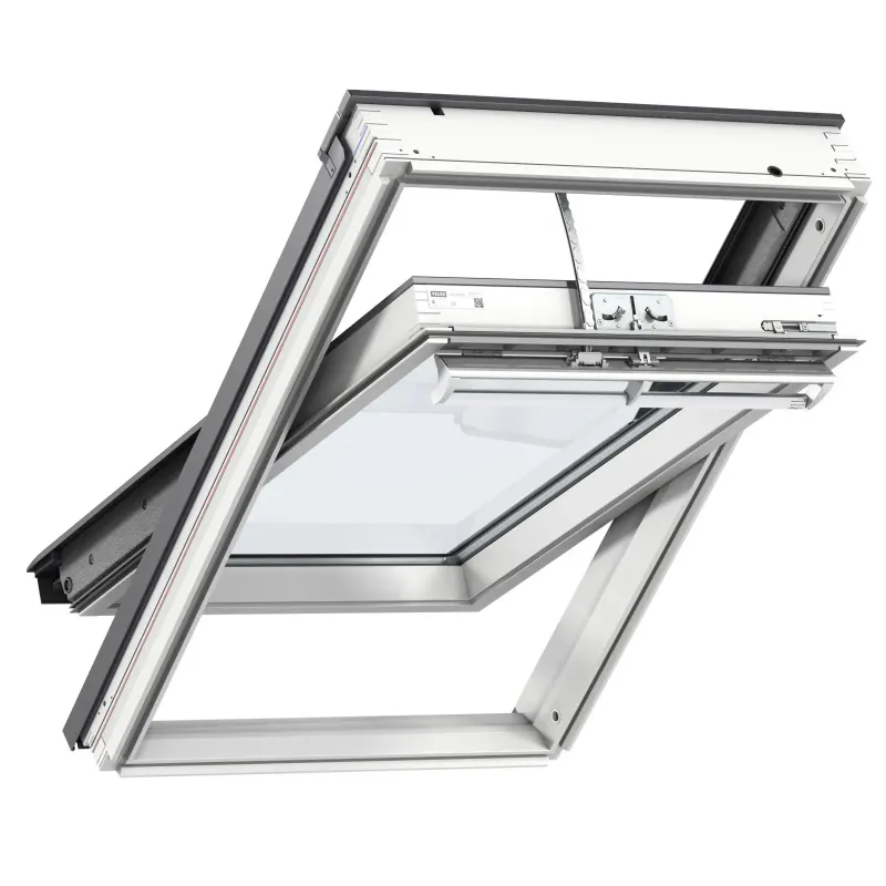 Velux Integra Elektrisk Hvid Polyuretan 78x118  -lags Lav Ggu Mk06 006821