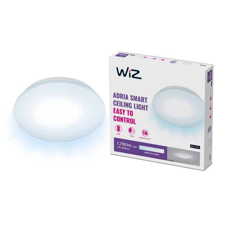 Wiz Adria Ceiling 17w Rd 4000k Dim