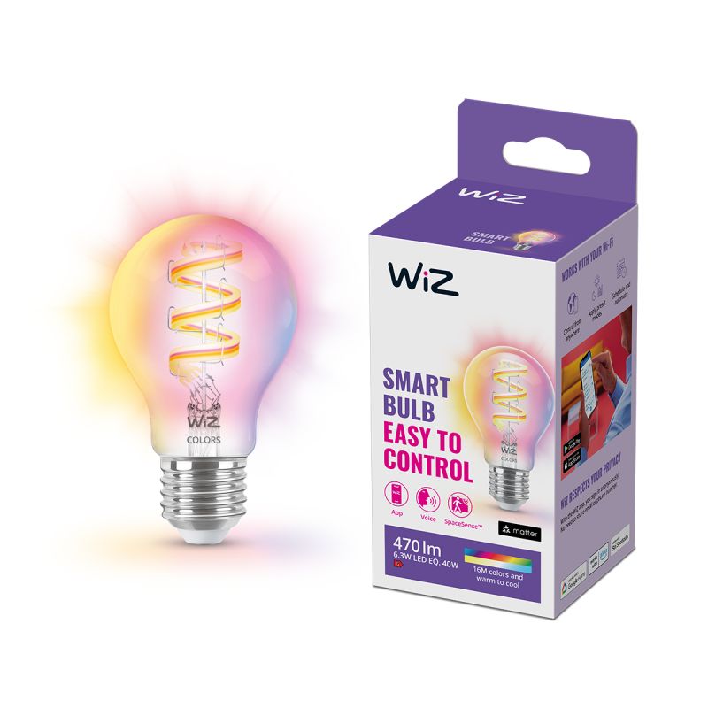 Wiz Bulb Filament Color E27 A60