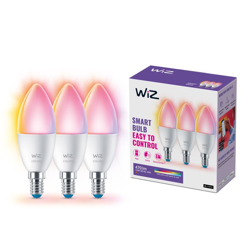 Wiz Multipack Color E14 40w