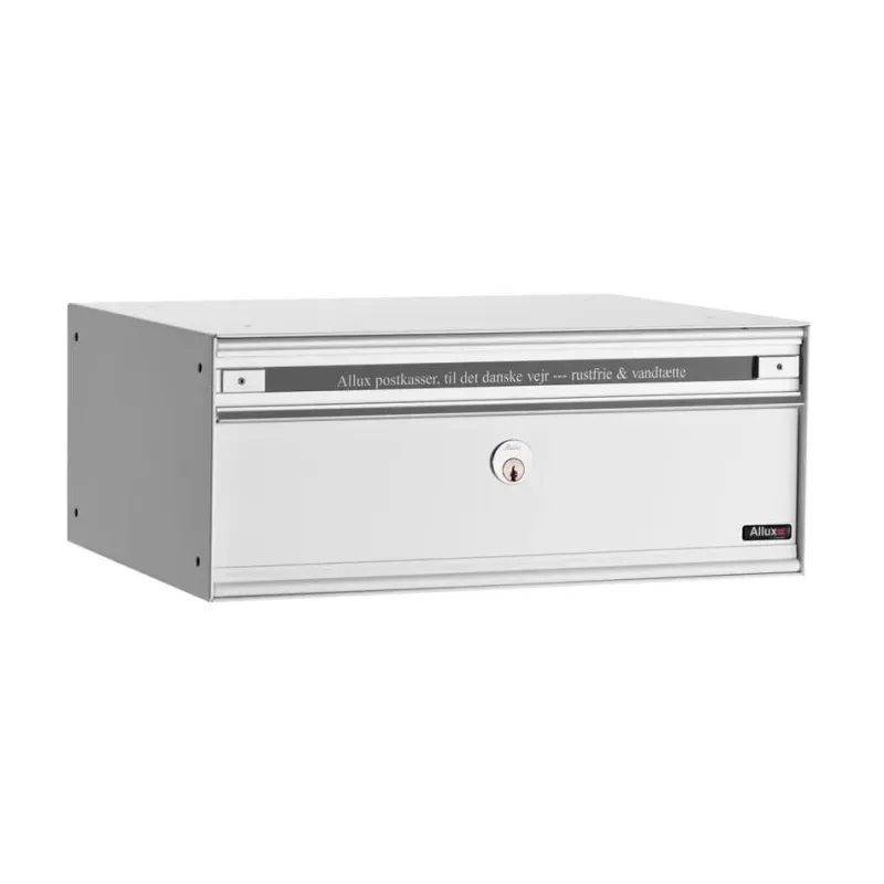 Allux Pc2 Uden Lås   Modul Hvid    Stållåge Systempostkasse F47855-1h