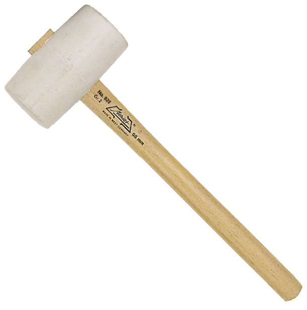 Athlet Gummihammer Hvid 55 Mm