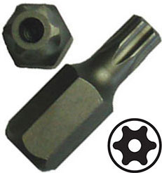 Bato Auto Bits Kort  Torx 15 Med Hul