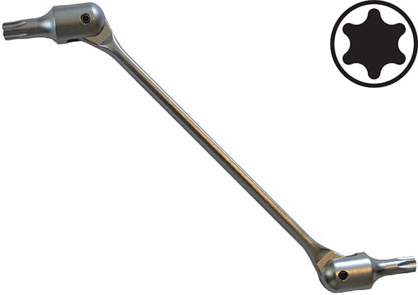 Bato Dobbelt Lednøgle Torx 25-27