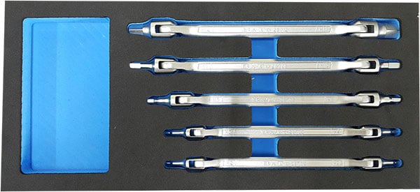 Bato Dobbelt Lednøglesæt 6kt Hex -14mm Eva1