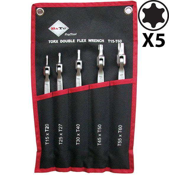 Bato Dobbelt Lednøglesæt Torx 15-60 Dele