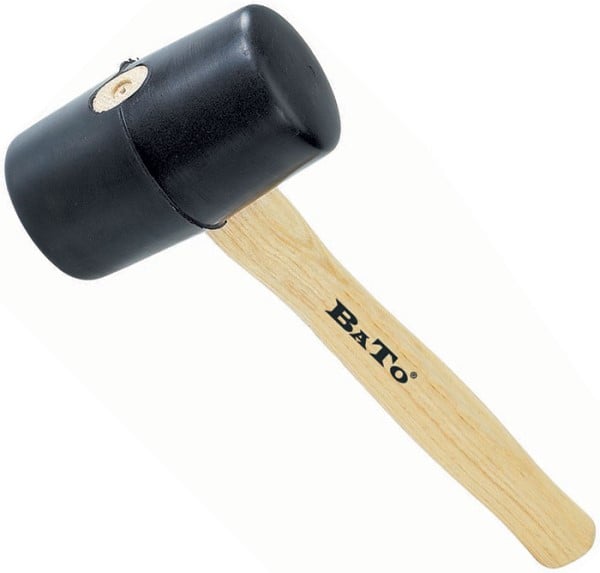Bato Gummihammer 300 Gr  45mm  Træskaft