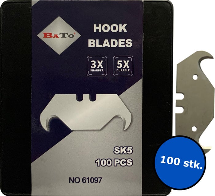 Bato Knivblad Krum Model 96 100 Stk Pk