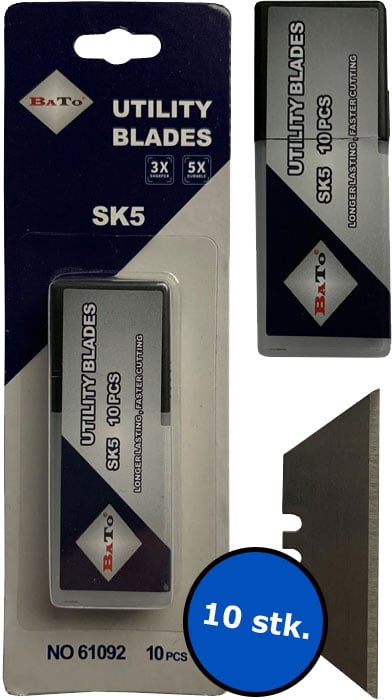 Bato Knivblad Lige Model 92 10 Stk Pk
