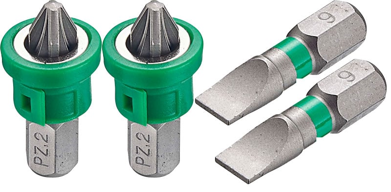 Bato Magnet Skrueholder For     Quot  Bits Torsion S4 Slag Grøn