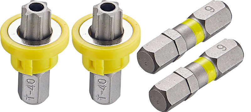 Bato Magnet Skrueholder For     Quot  Bits Torsion S4 Slag Gul