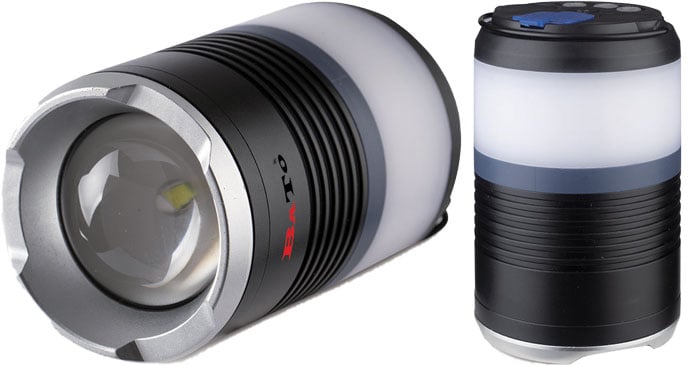 Bato Multi Funktionslampe 6w Cob 60-600 Lumen  Sos Flash Og Camping Lys  Magnet Og Ring   Toppen