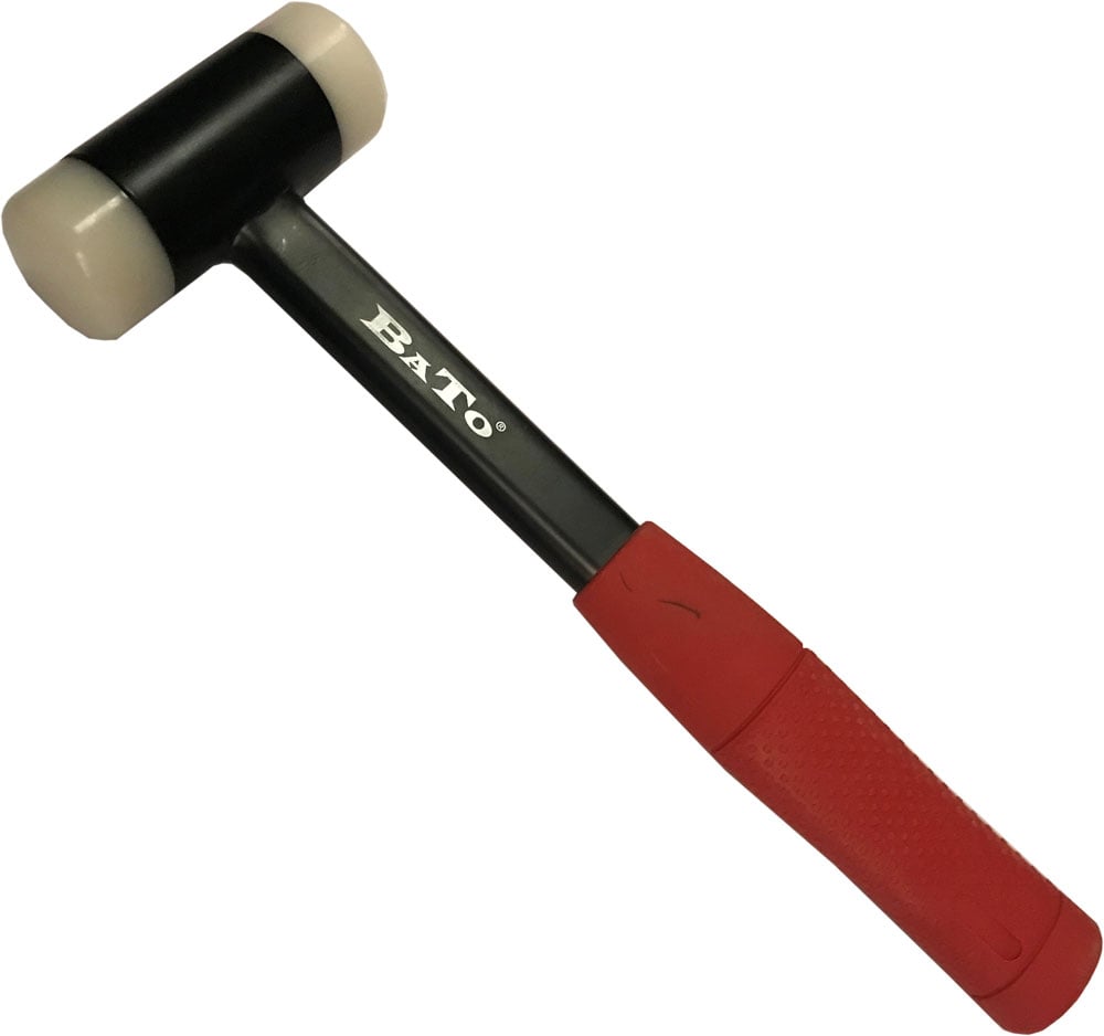 Bato Nylonhammer 50 Mm  Stålskaft Med Gummigreb