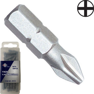 Bato     Quot  Bits Ph3   25mm  40 Stk  Pk