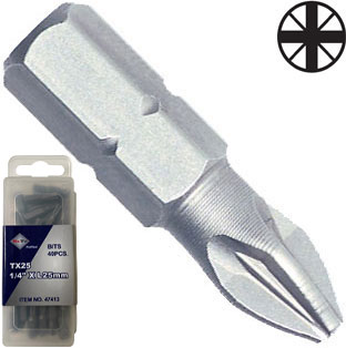 Bato     Quot  Bits Pz1   25mm  40 Stk  Pk
