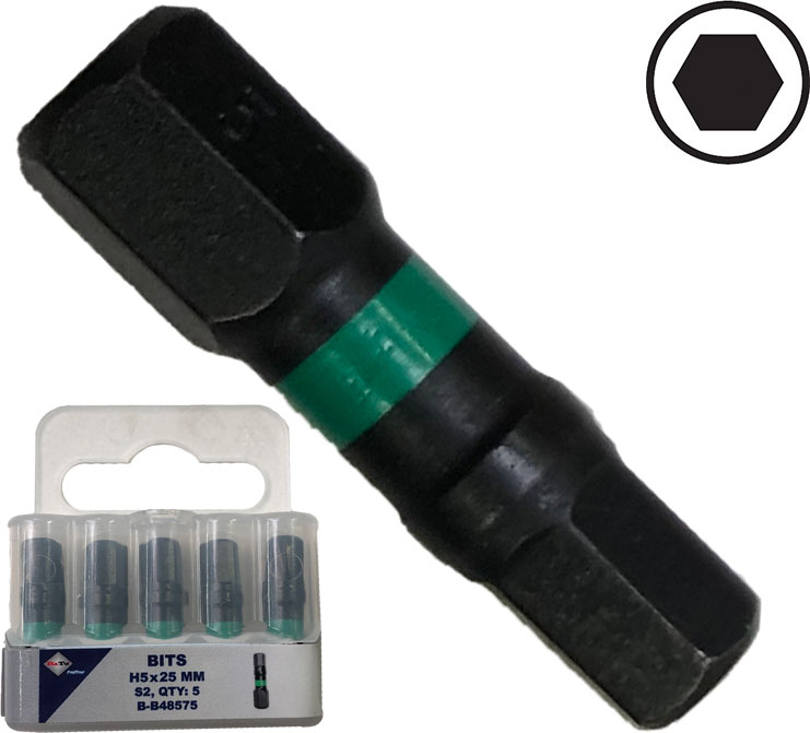 Bato     Quot  Bits Torsion S4 Slag 6kt  5mm   25mm