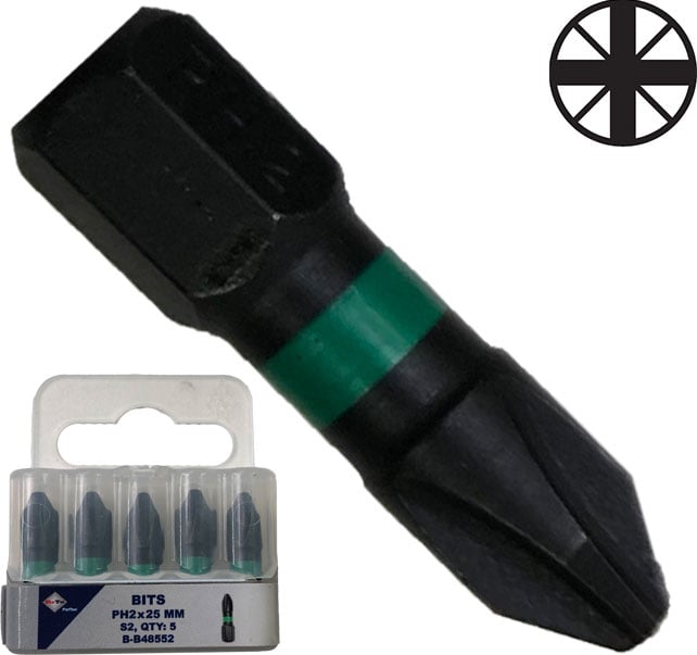 Bato     Quot  Bits Torsion S4 Slag Pz3   25mm