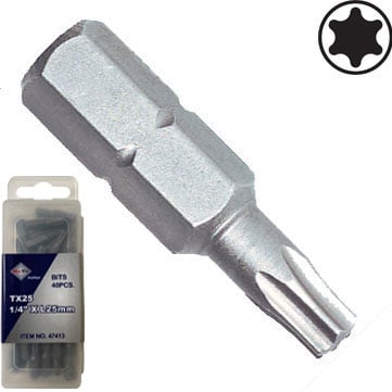 Bato     Quot  Bits Torx 25   25mm  40 Stk  Pk
