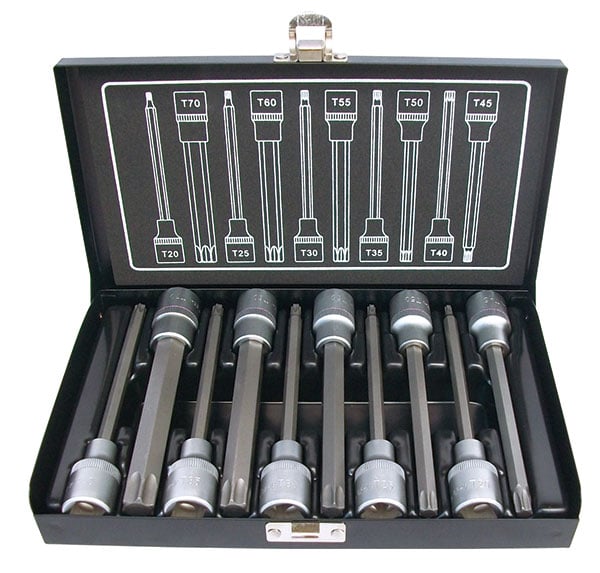 Bato Stifttopsæt Lang     Quot  Torx 20-70  10 Dele