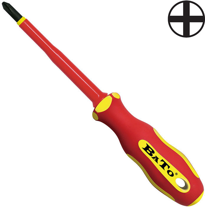Bato Vde 1000v Skruetrækker Ph0   60mm