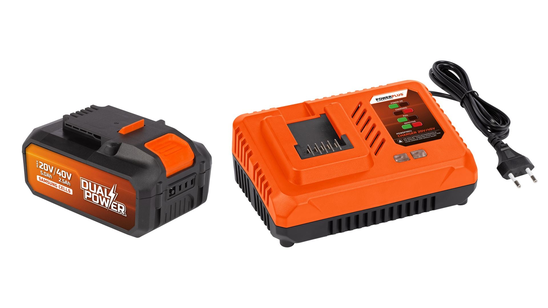 Batteri 40 Volt Oplader 20 40 Volt