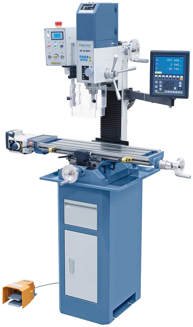 Bf 28 Bdc Bore-fræsemaskine Med   Akset Digital Es-12    230v   -fas