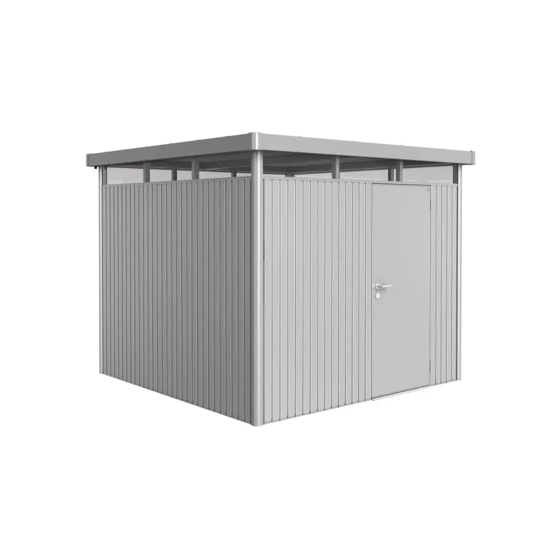 Biohort Highline H4 Enk  Dør Sølv Metallic  Redskabsrum