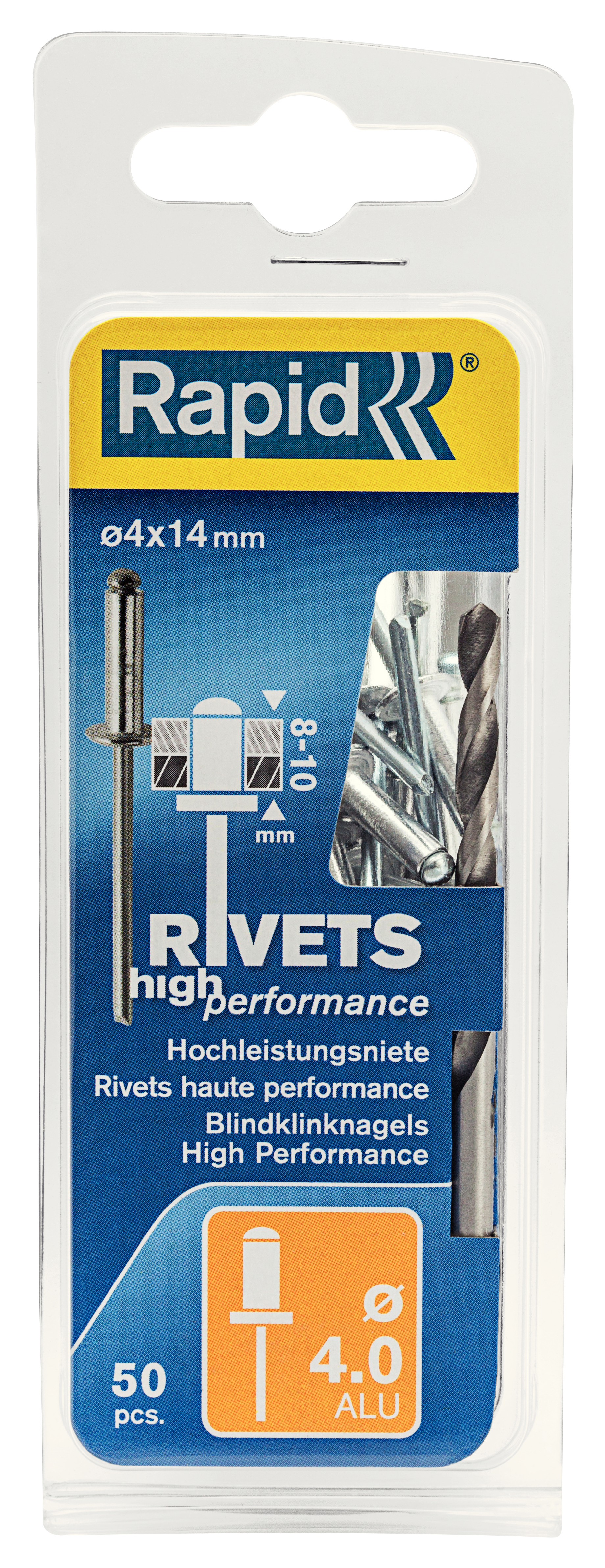 Blindnitte ø4     14 Mm 50 Stk