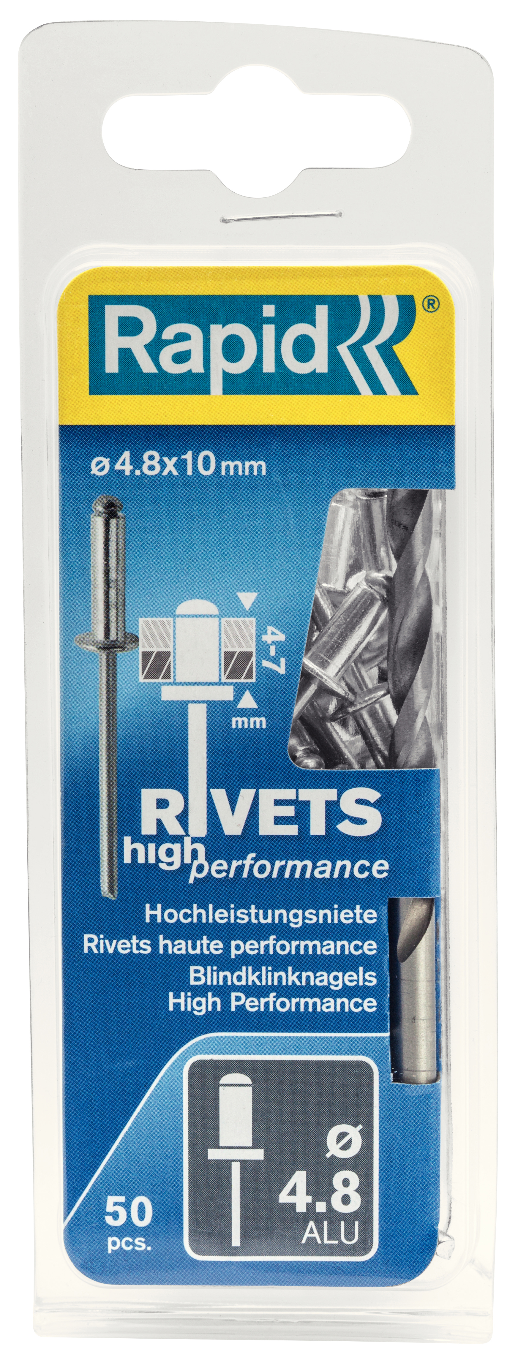 Blindnitte ø4     10 Mm 50 Stk