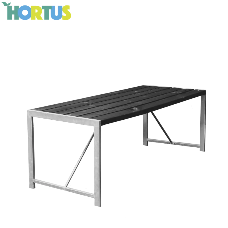 Bord  -model Sort Grundmalet Og Galvaniseret Stel 801-095