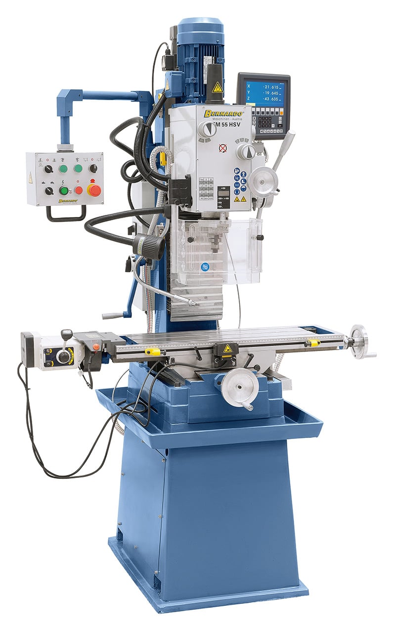 Bore- Og Fræsemaskine Fm 55 Hsv Inkl   -akset Digital Es-12   3x400v