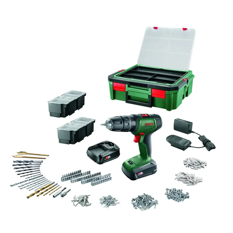 Bosch Akkuslagboremaskine 18v 2x1 5ah  -box 06039d4103