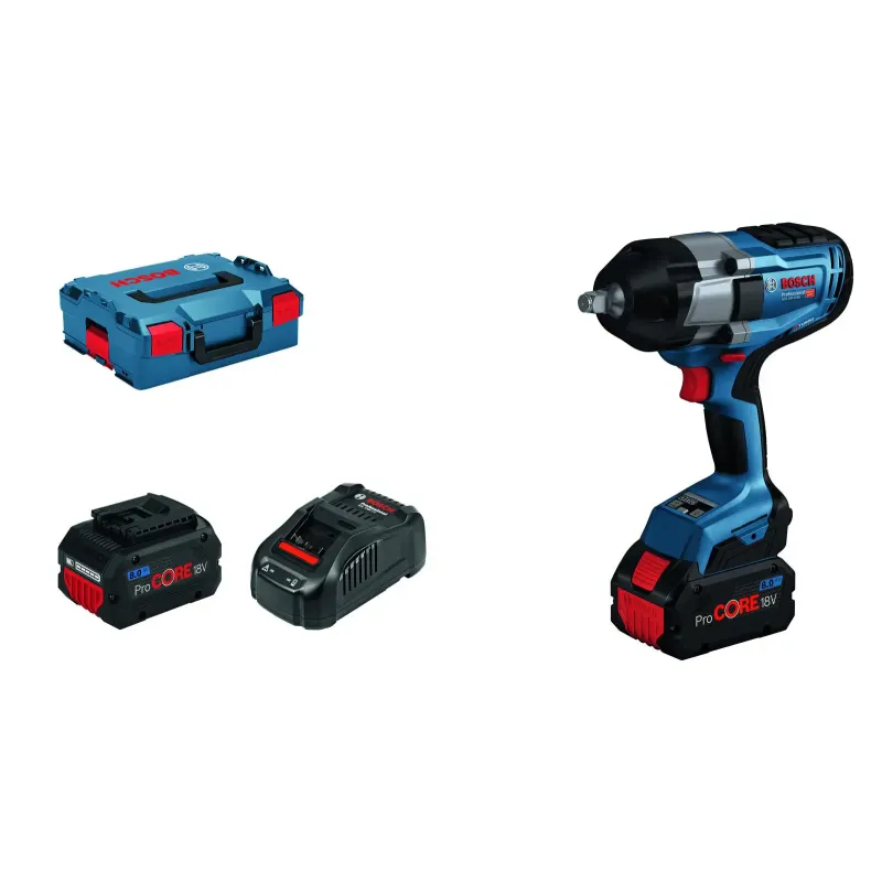 Bosch Slagnøgle Gds 18v-1000 2x8 0ah Pc  -boxx 06019j8302