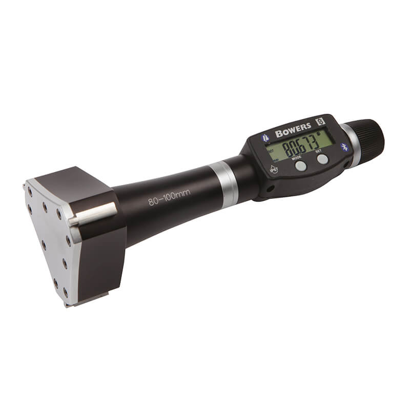 Bowers Xtd80m-bt Digital -punkt Mikrometer 80-100 Mm Med Kontrolring