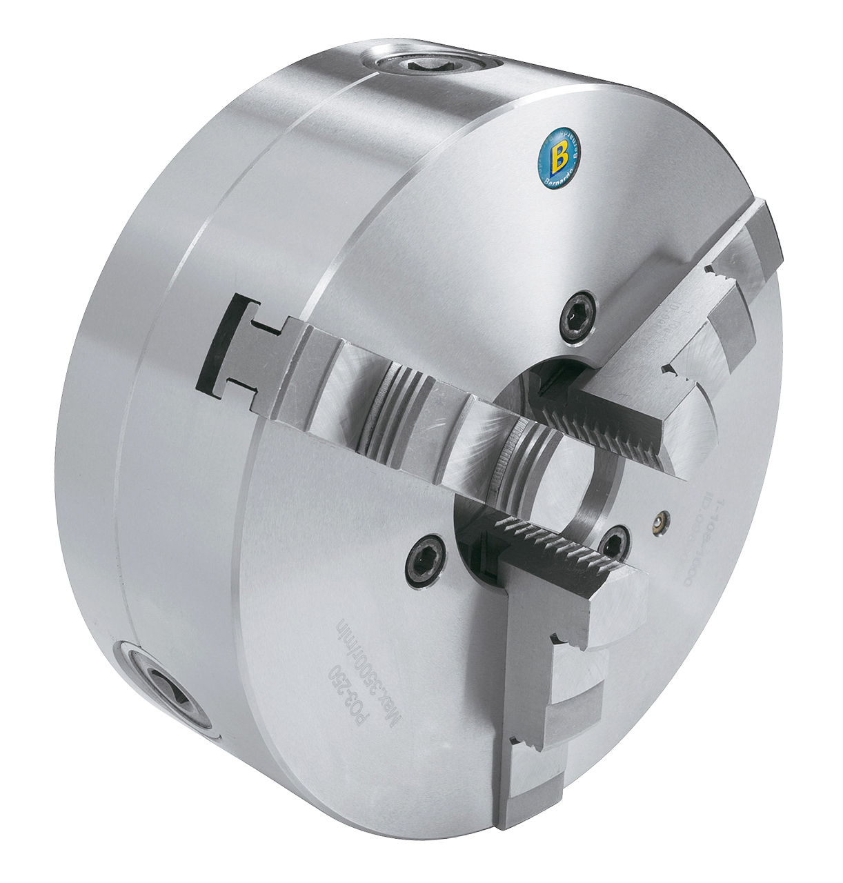 Centrerpatron -bakket P03 ø630 Mm Stål Din 6350